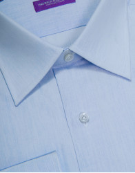 Patrick Hellmann Collection Light Blue Shirt 100% Cotton thumbnail 1